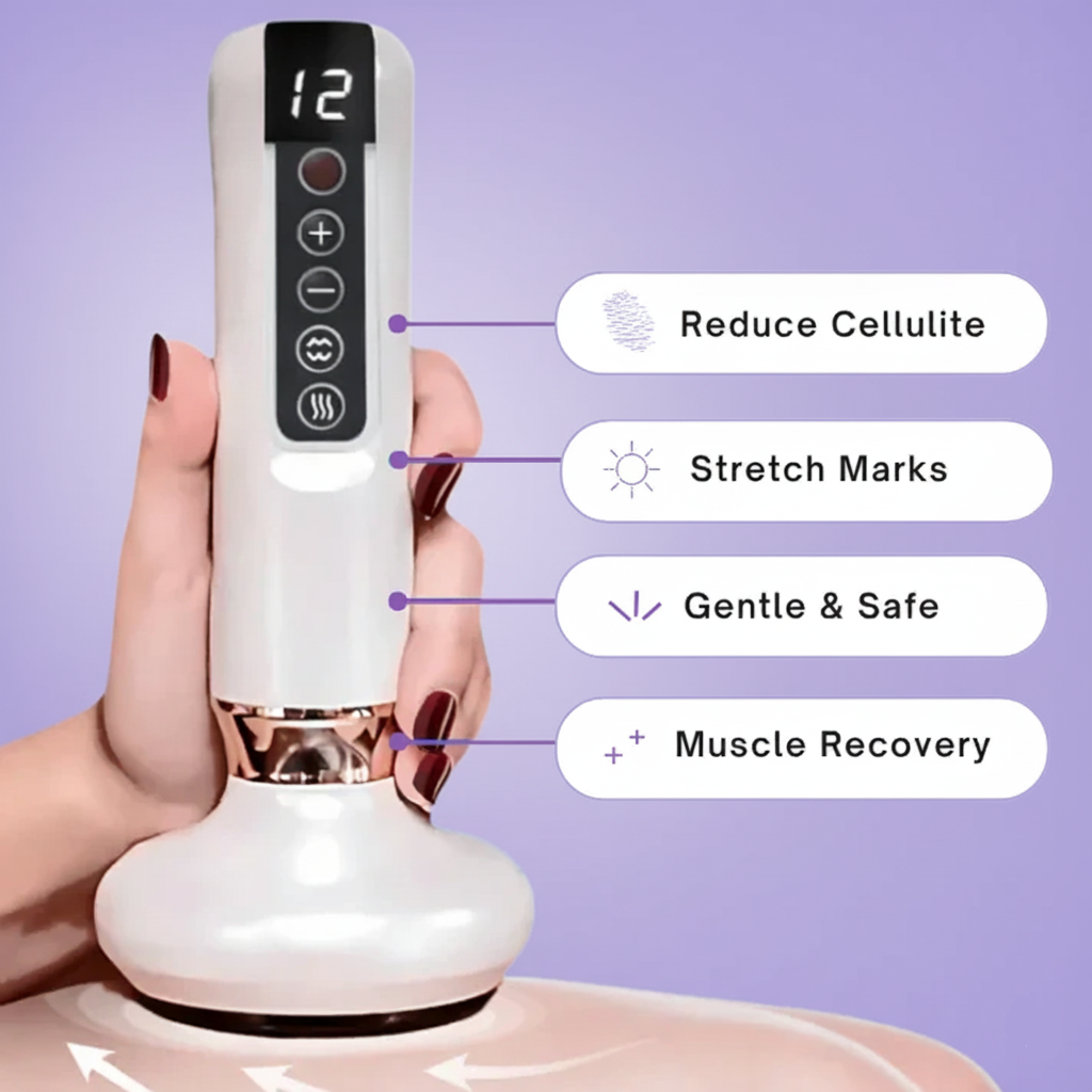 Say goodbye to cellulite, this heated cupping massager effortlessly tones and firms your skin.