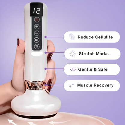 Say goodbye to cellulite, this heated cupping massager effortlessly tones and firms your skin.