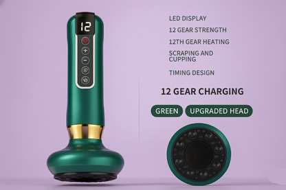 Say goodbye to cellulite, this heated cupping massager effortlessly tones and firms your skin.